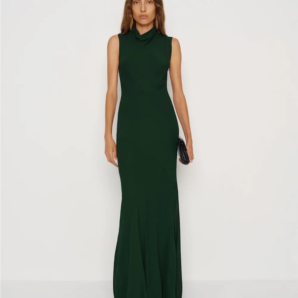 NWT Reformation Green Alizee Dress, Size 0 - Picture 2 of 7